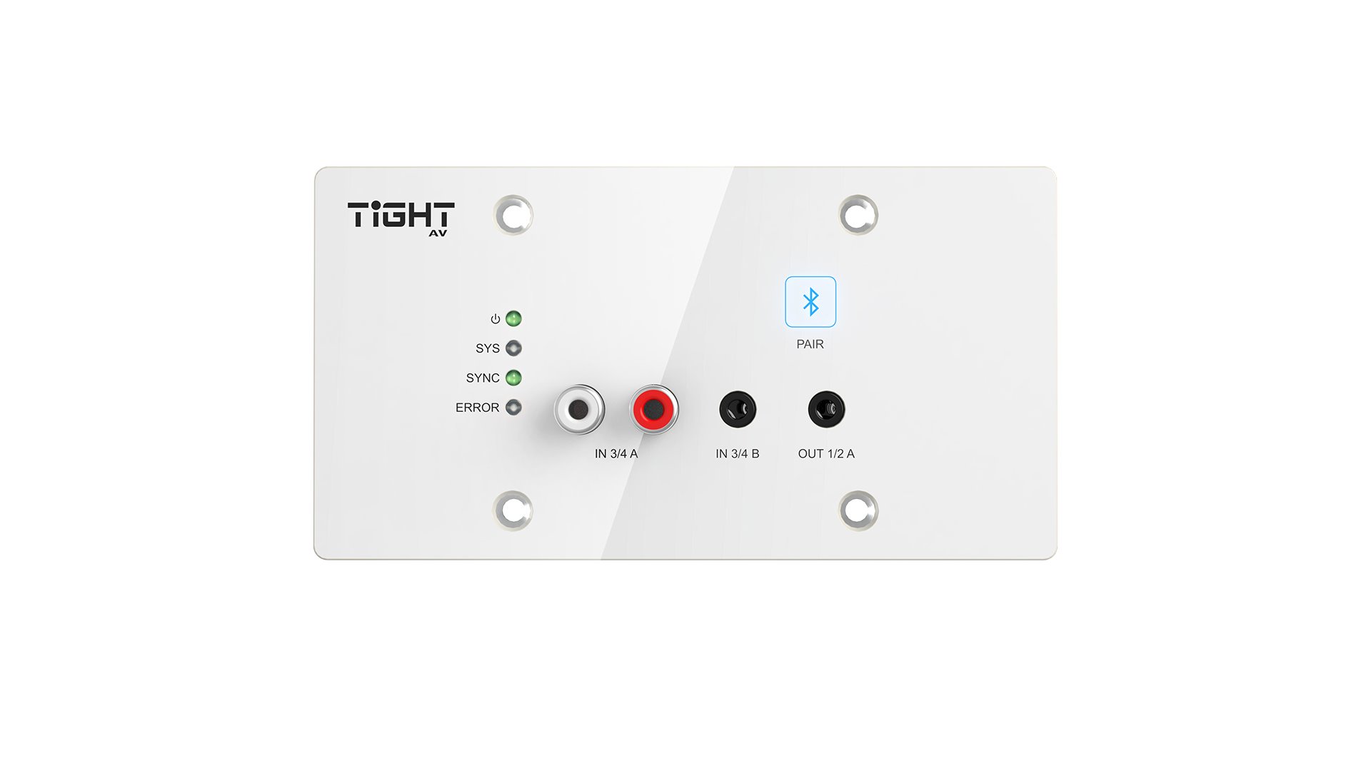 TightAV AU-BT413WP-DA-WH - panel ścienny z Dante
