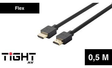 TightAV HDMI-M/M-FLEX-0.5 - przew. HDMI 2.0 -0,5m