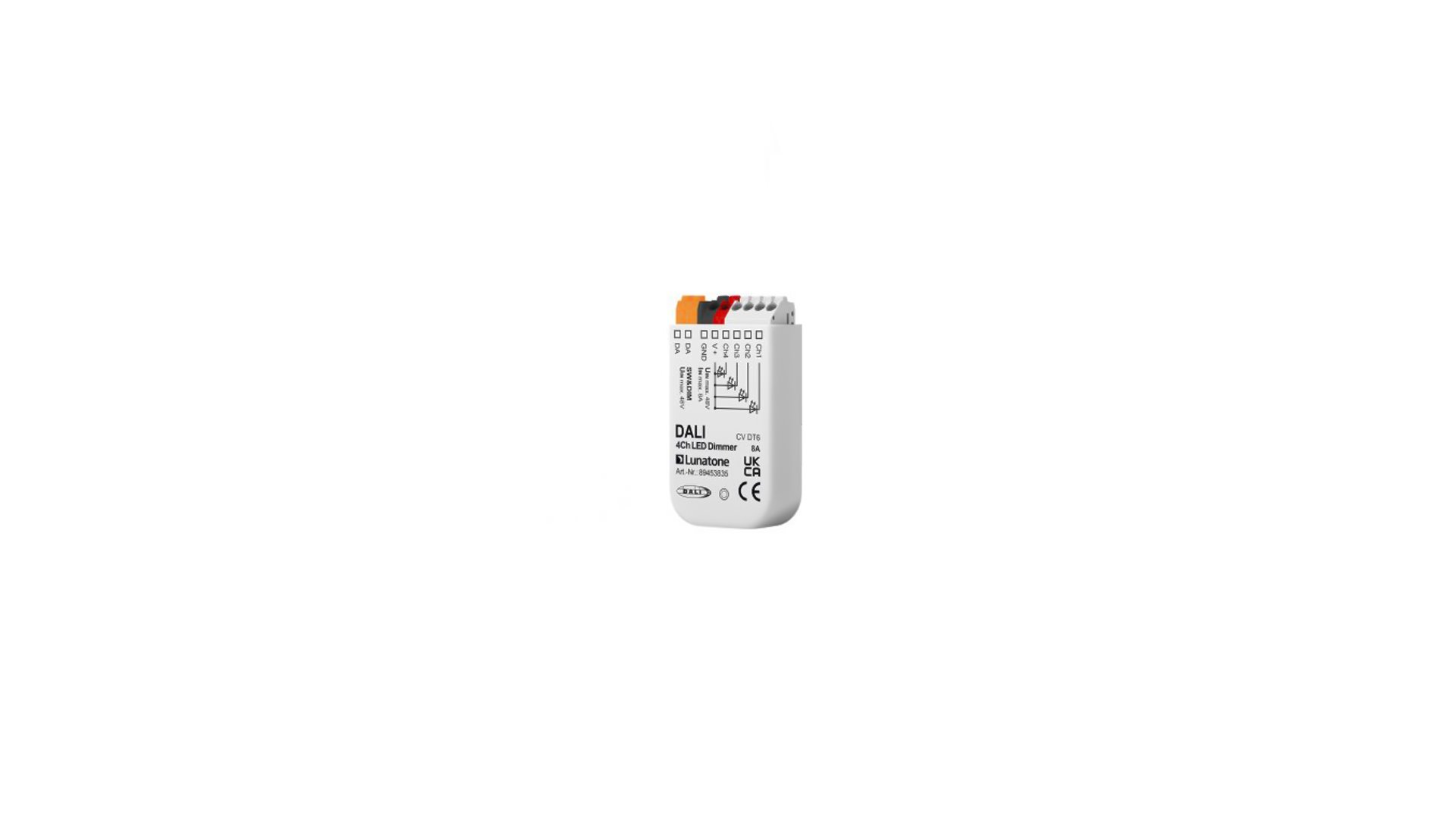Lunatone DALI 4Ch LED Dimmer 8A