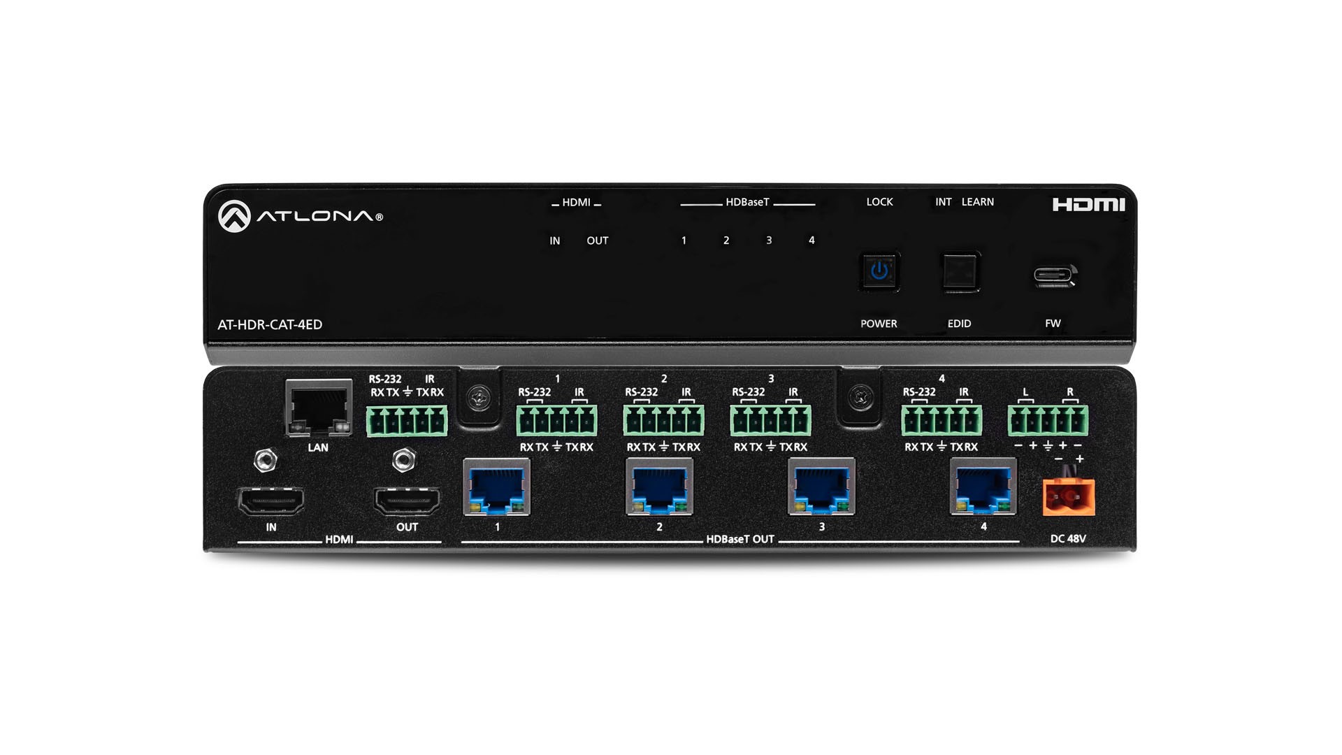 Atlona AT-HDR-CAT-4ED /Splitter HDBaseT 1:4