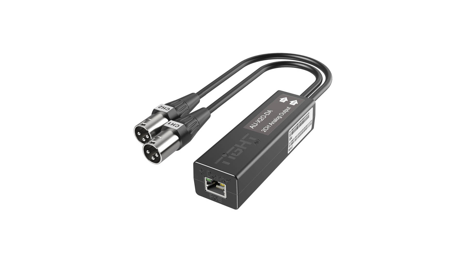 TightAV AU-X2O-DA - 2CH adapter Dante - XLR OUT