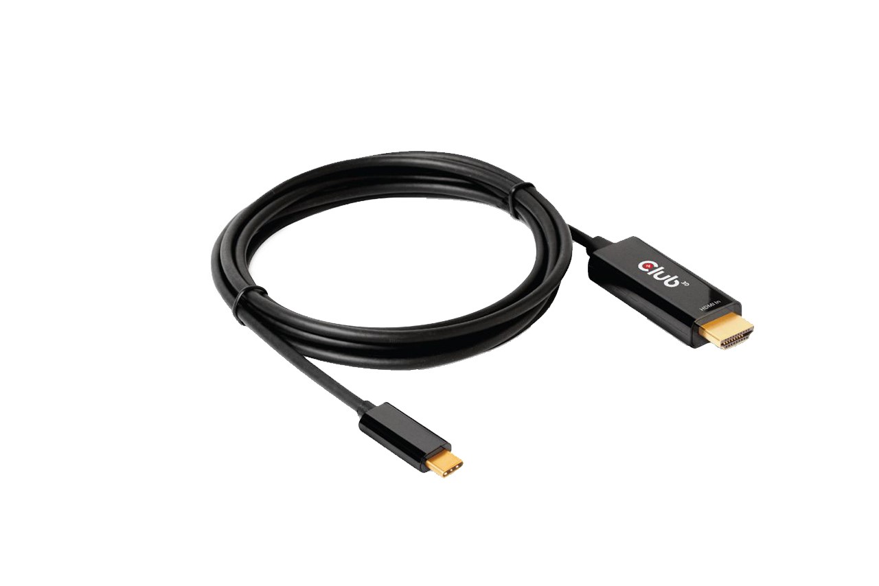 Club 3D Przewód 1.8m HDMI TO USB C