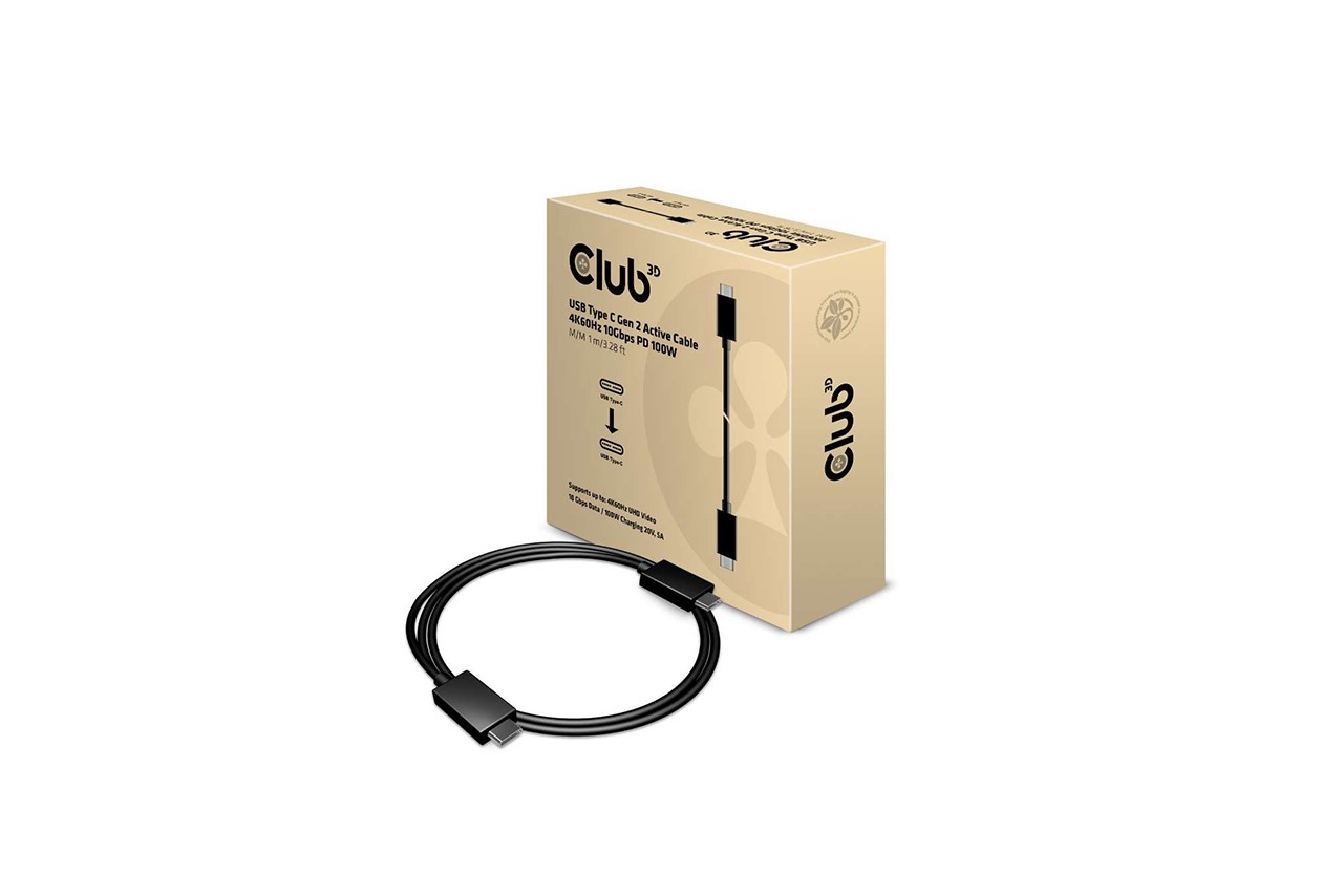 Club 3D Przewód 0.8m USB C 3.1 GEN 2