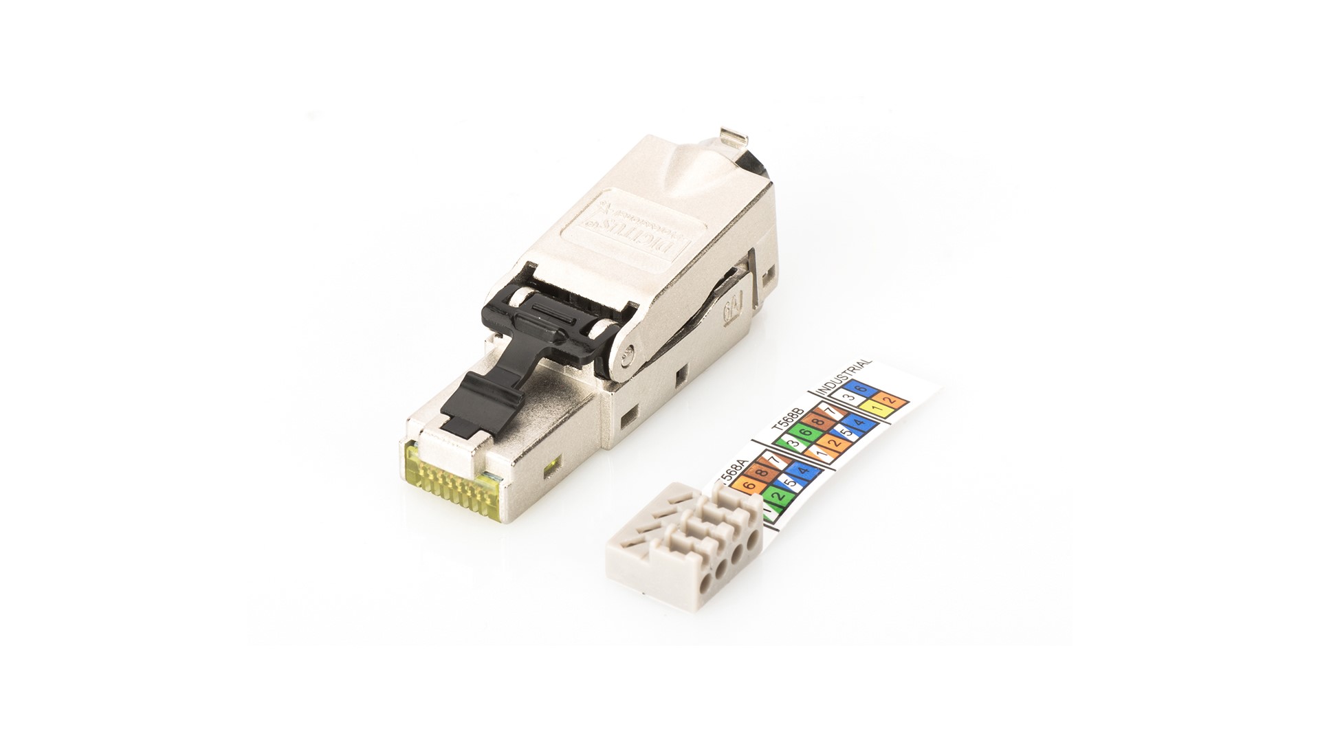 DIGITUS RJ45 kat.6A, PoE+, 10GbE, wtyk modularny