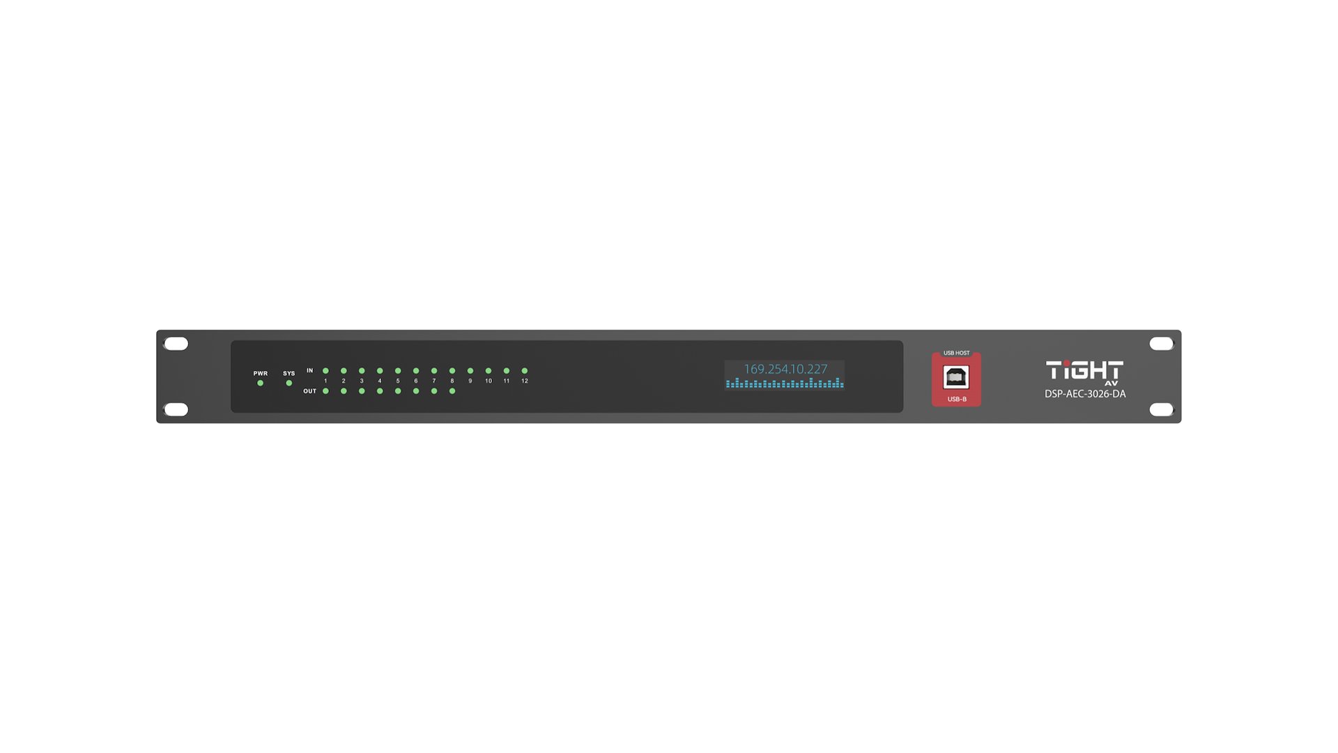 TightAV DSP-AEC-3026-DA Procesor DSP 12x8 Dante