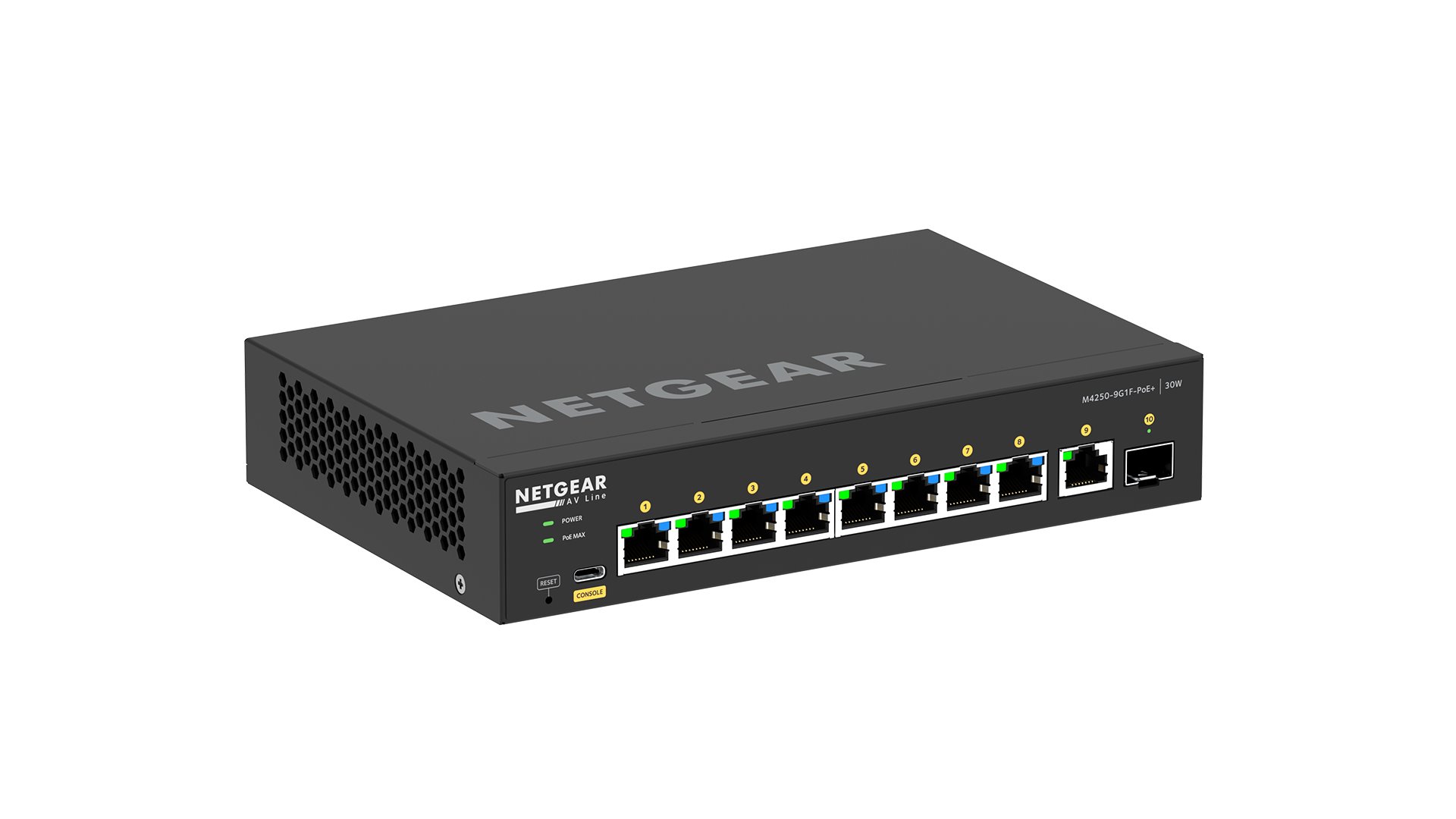 Netgear M4250-9G1F-PoE+