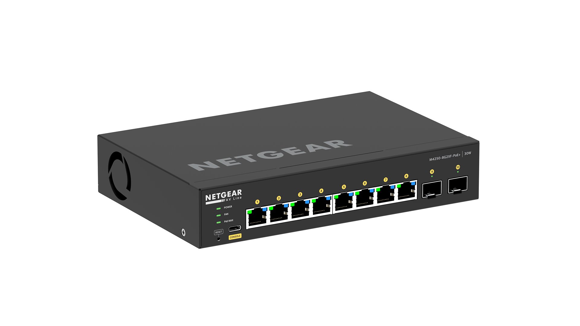 Netgear M4250-8G2XF-PoE+