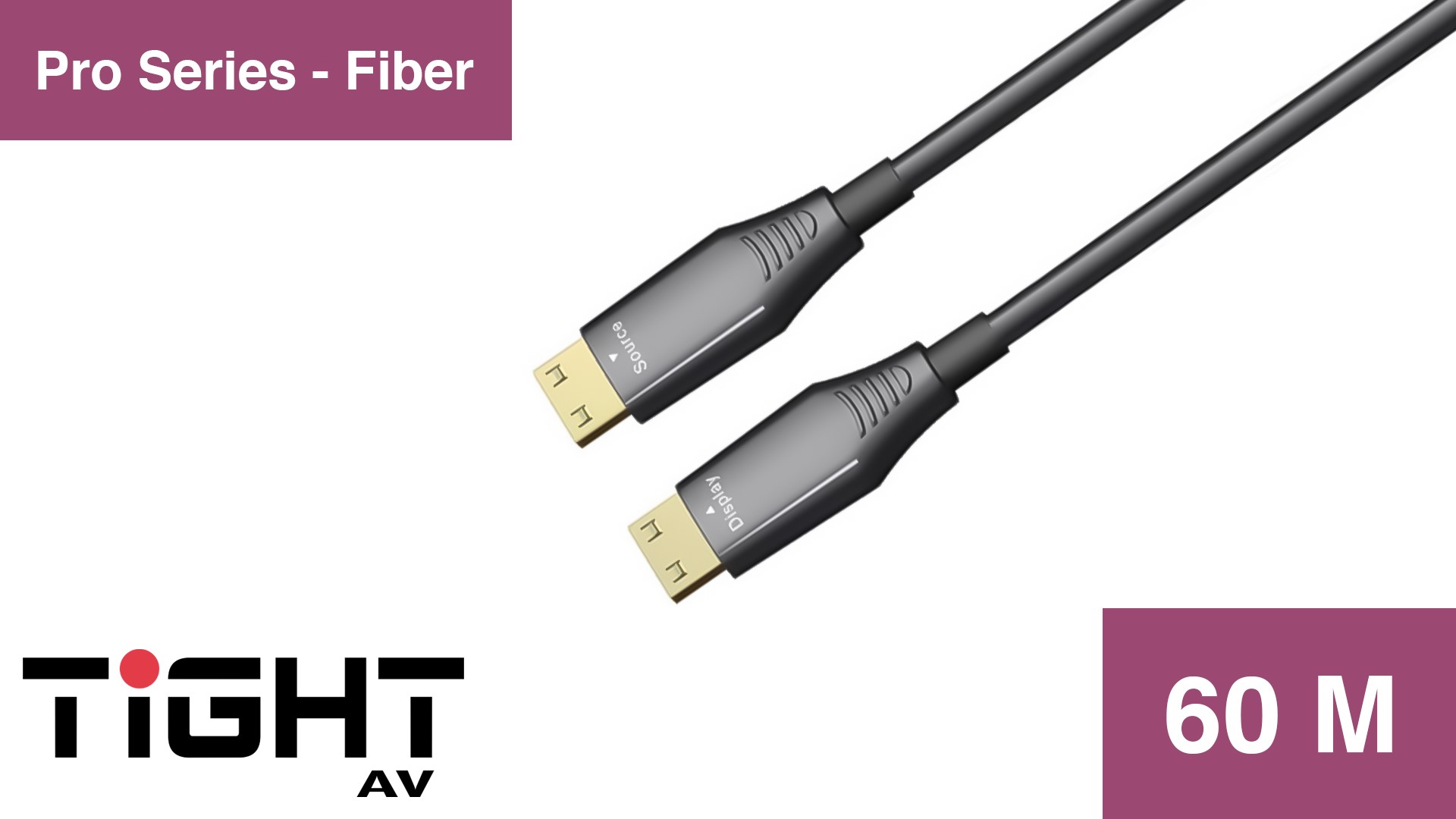 TightAV HDMI-M/M-AOC-60 - optyczny/aktywny - 60m