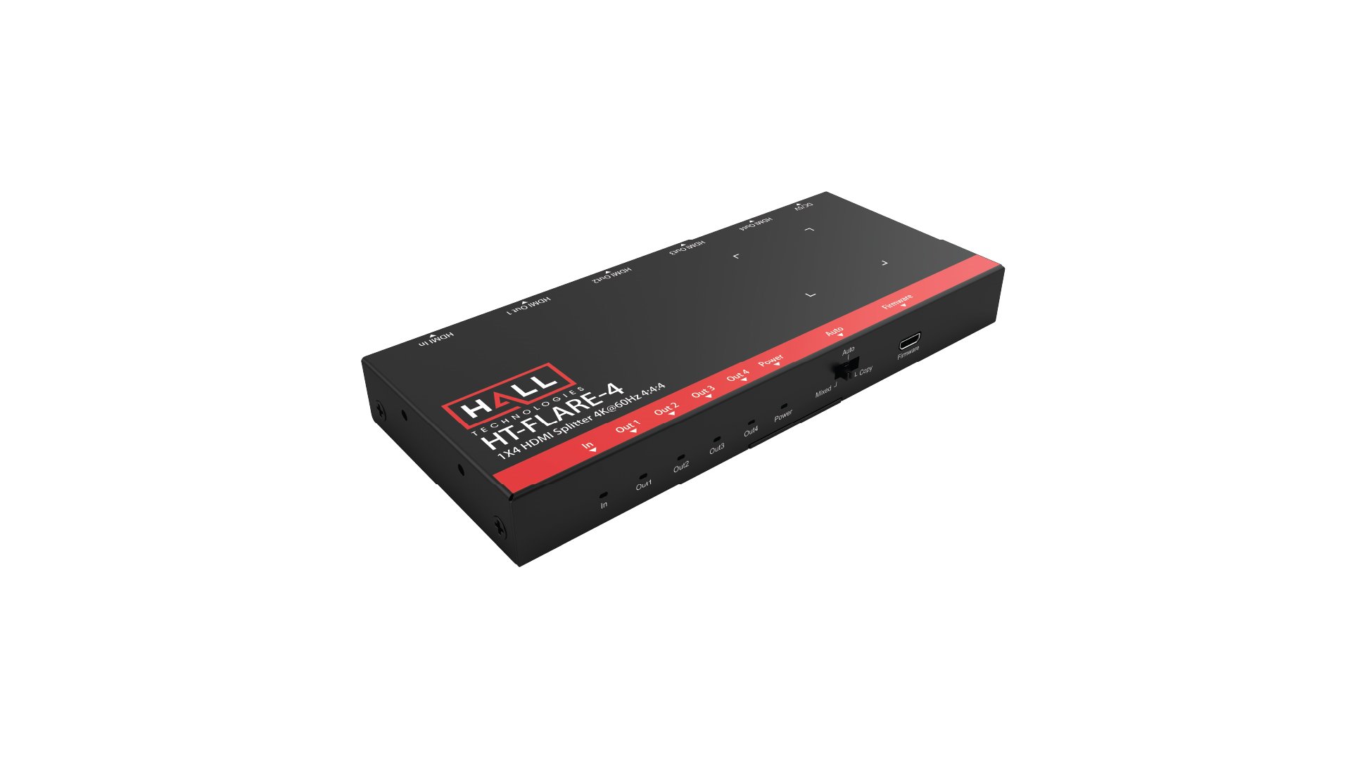 Hall Technologies HT-FLARE-4 Splitter HDMI 1:4