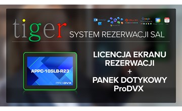 TigerMeet 10  ekran rezerwacji sal z licencją