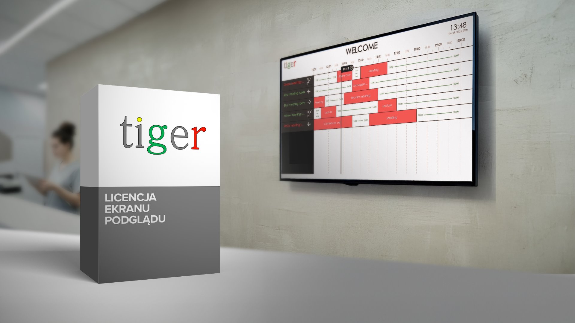 TigerMeet.app - licencja ekranu zbiorczego