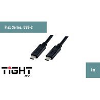 TightAV USBC-M-M-FLEX-1 Przewód USB-C 1m