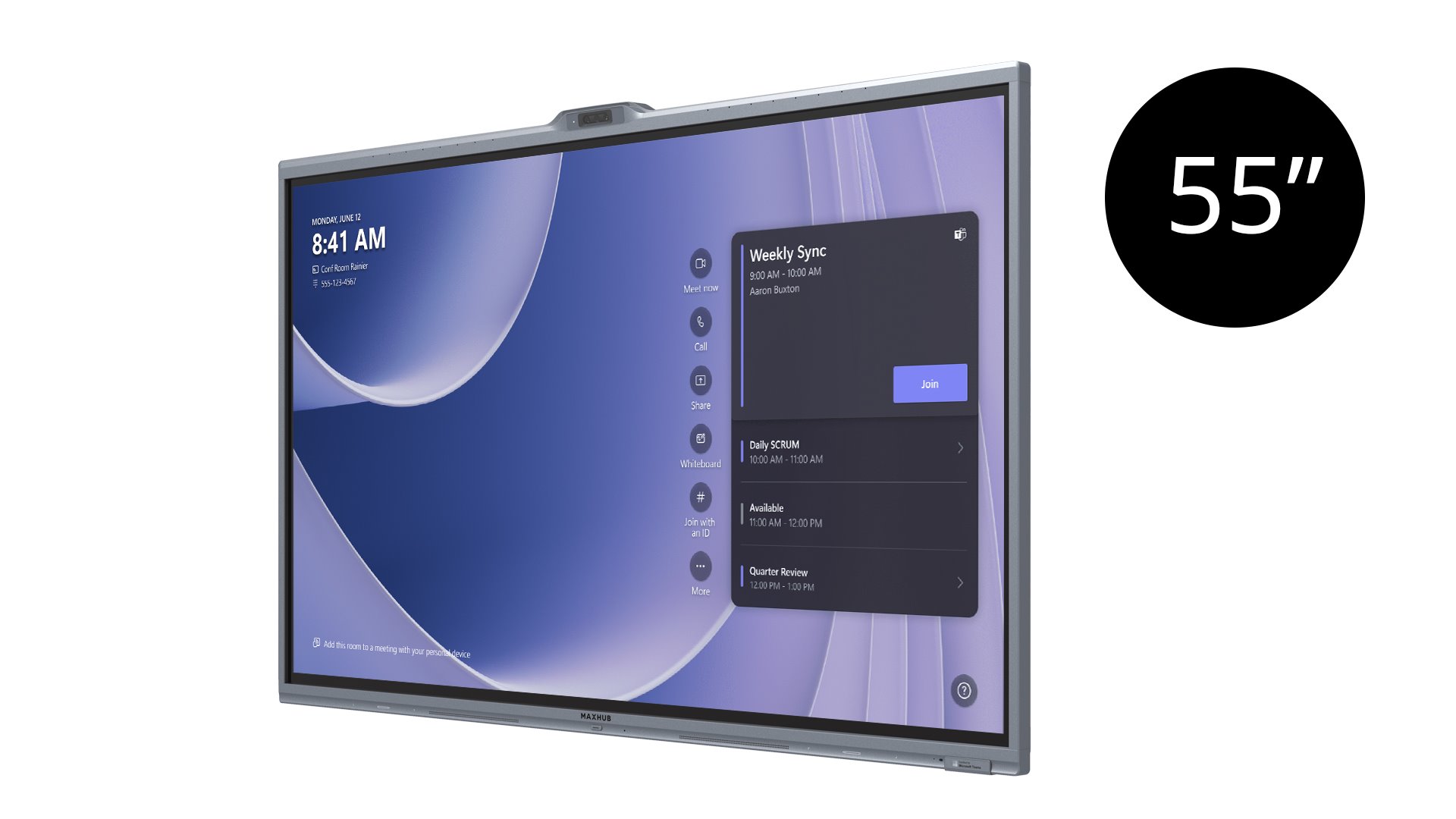 Maxhub V555T 55  MTR Interactive Touch Display