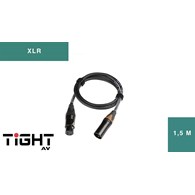 TightAV XLR-M-F-1.5 Przewód XLR 1.5m M-F