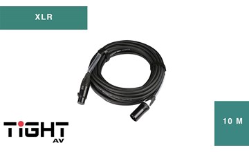 TightAV XLR-M-F-10 Przewód XLR 10m M-F