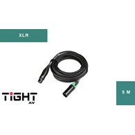 TightAV XLR-M-F-5 Przewód XLR 5m M-F