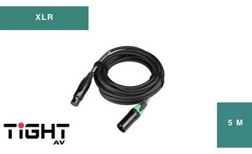 TightAV XLR-M-F-5 Przewód XLR 5m M-F